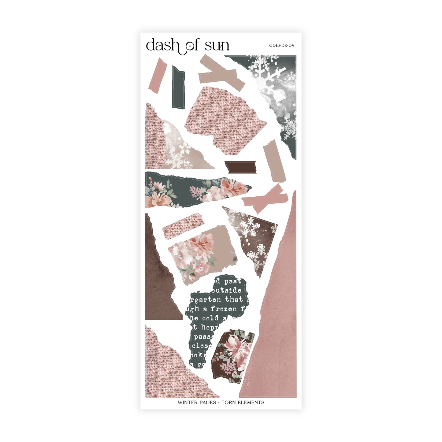 Winter Pages | Decorative Sticker Kit