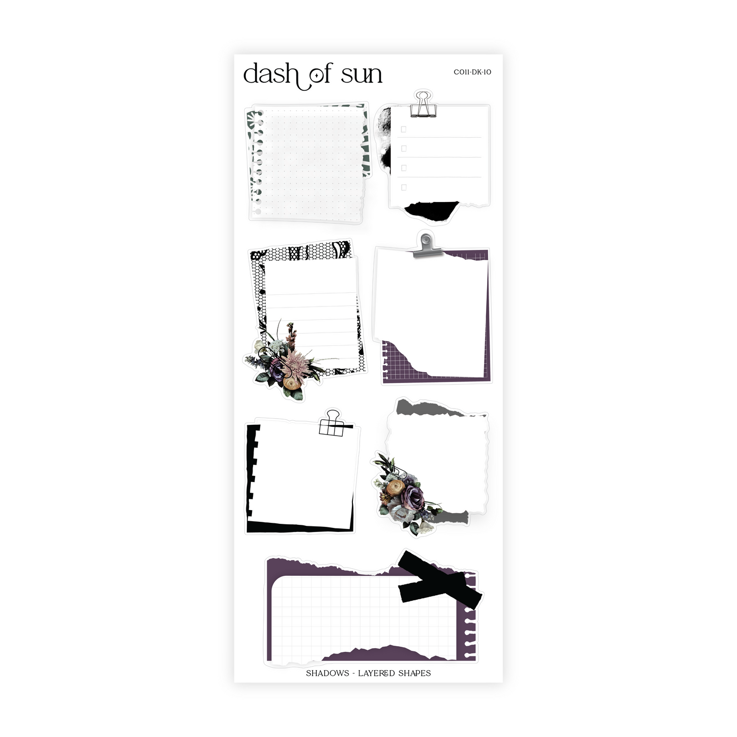 Shadows | Decorative Sticker Kit