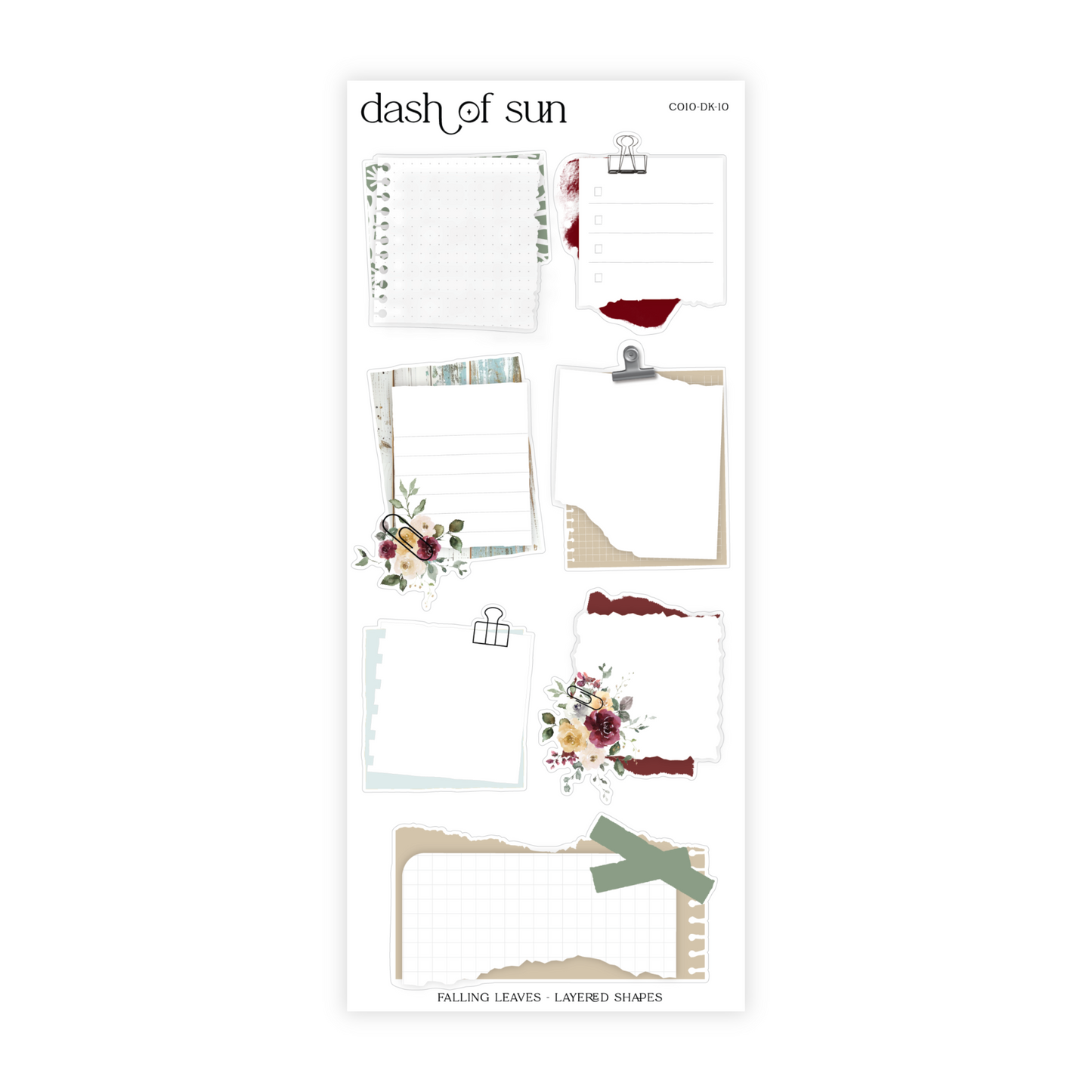 Falling Leaves | Decorative Sticker Kit