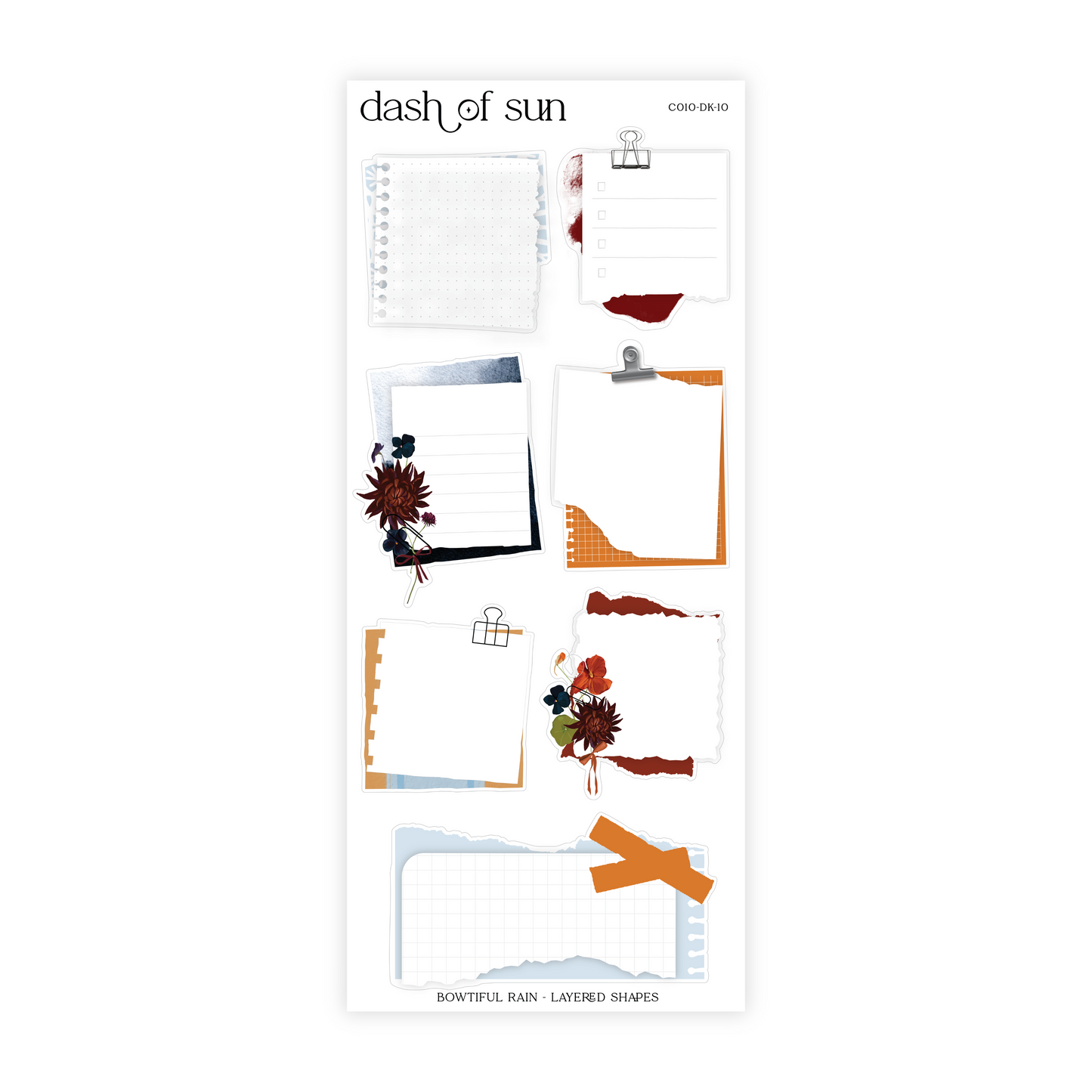 Bowtiful Rain | Decorative Sticker Kit