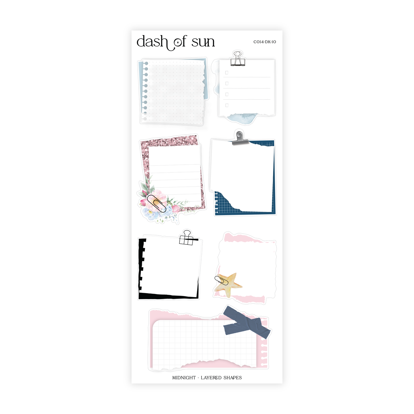 Midnight | Decorative Sticker Kit