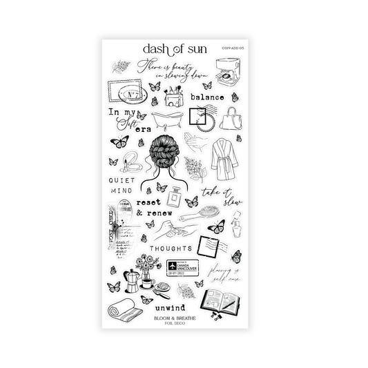 Bloom & Breathe | Foiled Deco