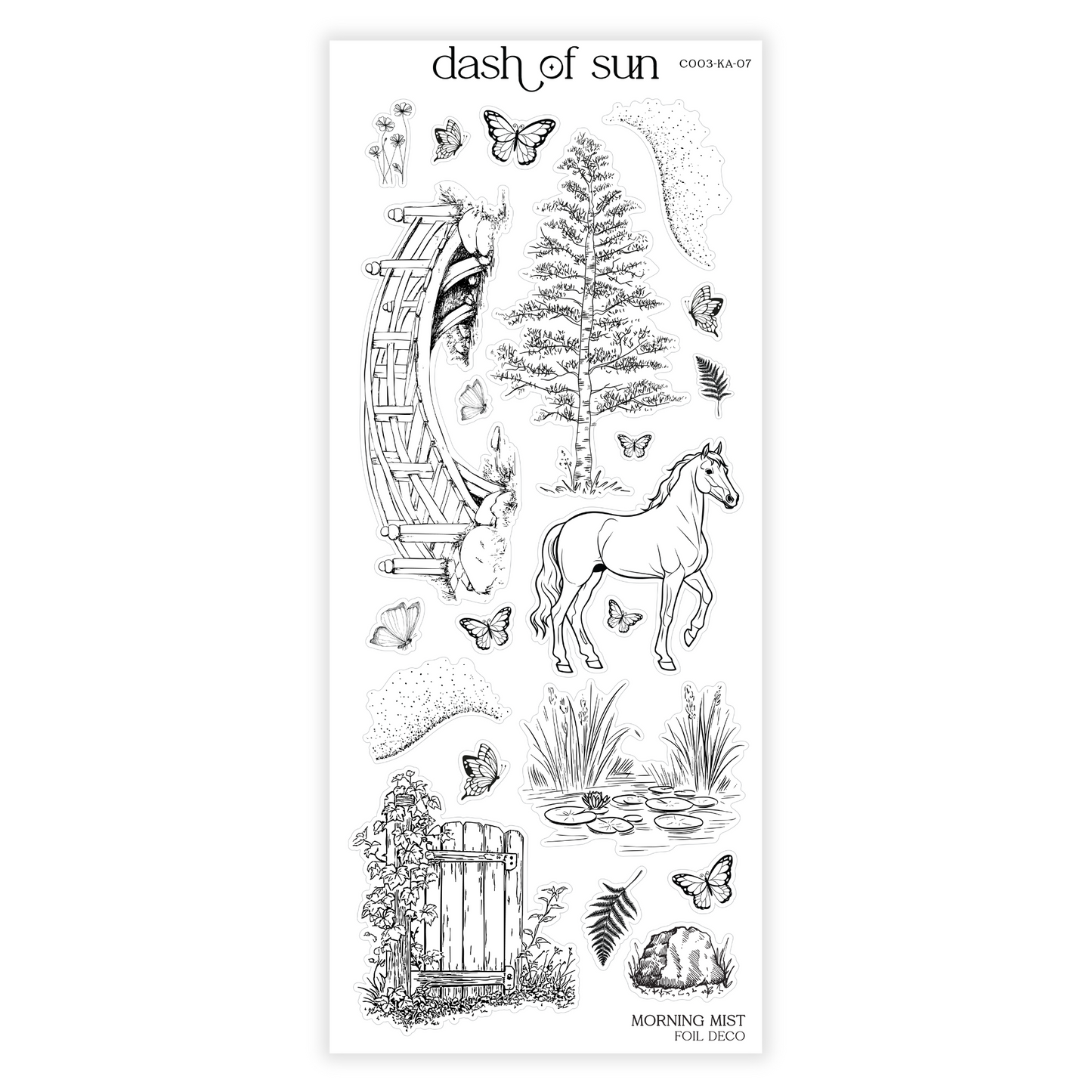 Morning Mist | Foiled Deco