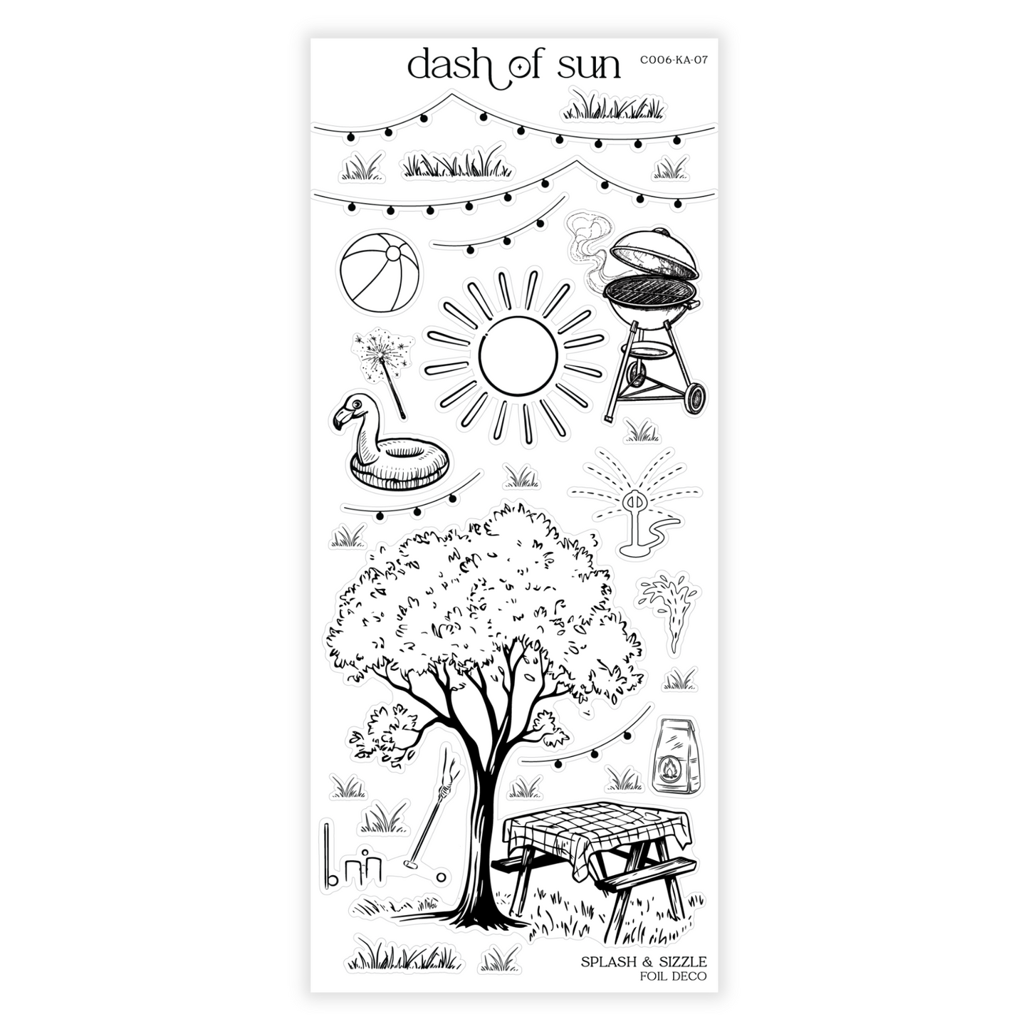 Splash & Sizzle | Foiled Deco