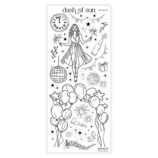 Midnight | Foiled Deco