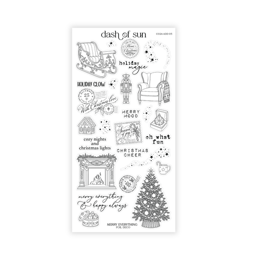 Merry Everything | Foiled Deco