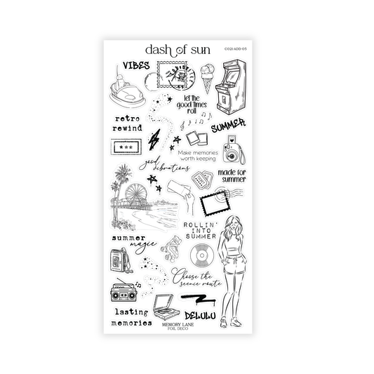 Memory Lane | Foiled Deco