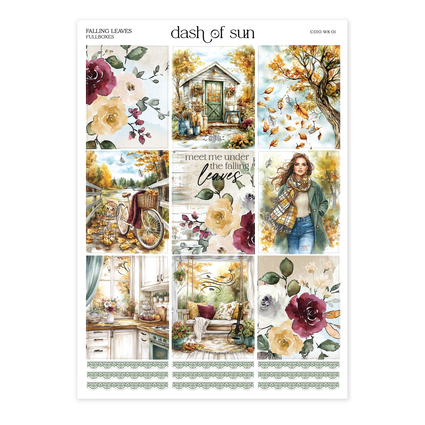 Falling Leaves | Foiled Weekly Kit