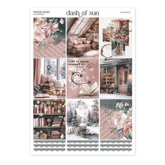 Winter Pages | Foiled Weekly Kit
