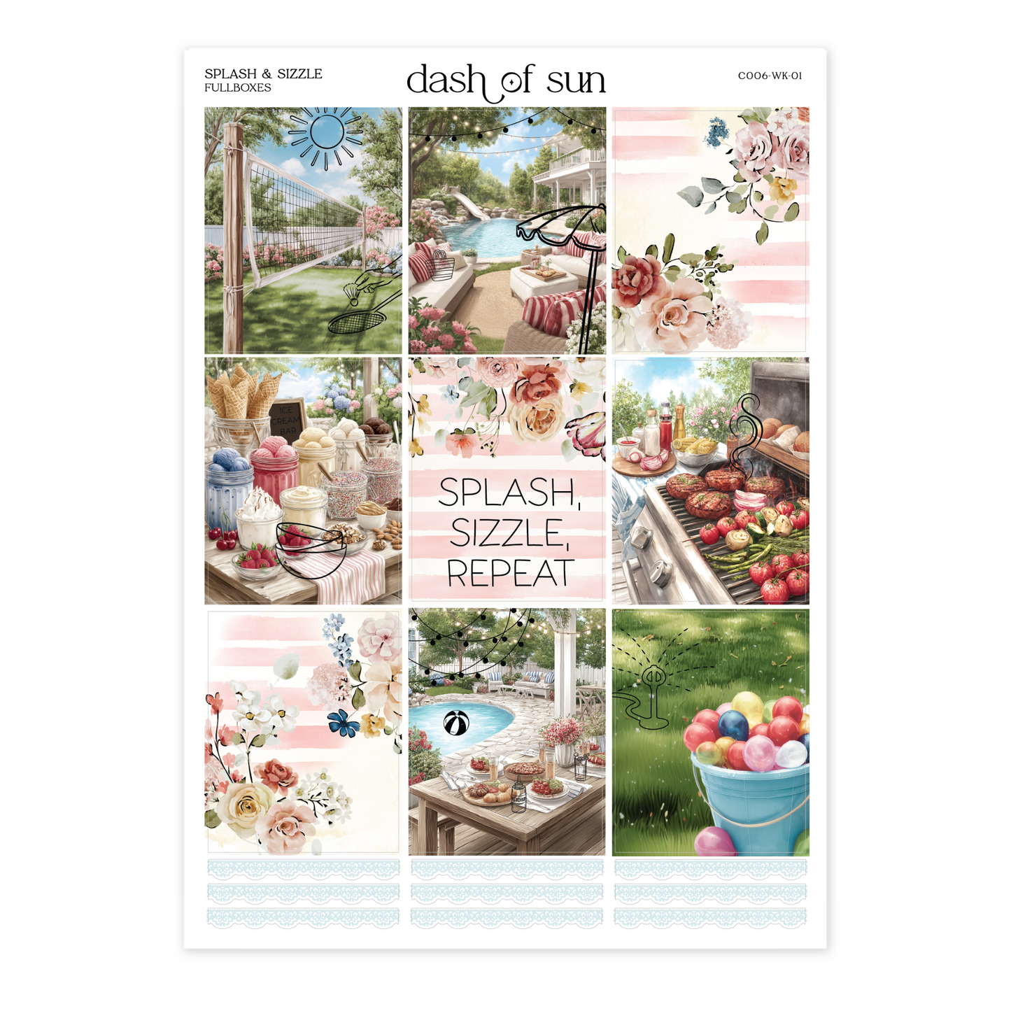 Splash & Sizzle | Foiled Weekly Kit