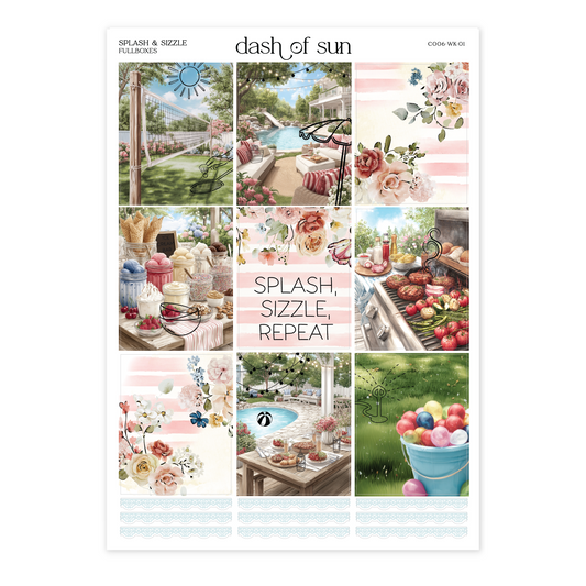 Splash & Sizzle | Foiled Weekly Kit