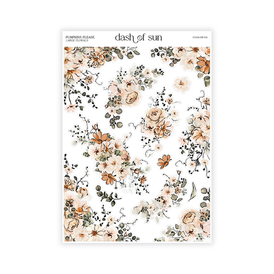 Pumpkins Please | Large Florals