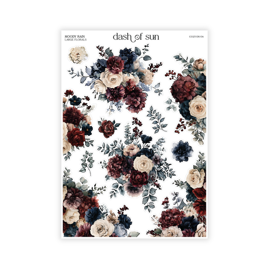 Moody Rain | Large Florals