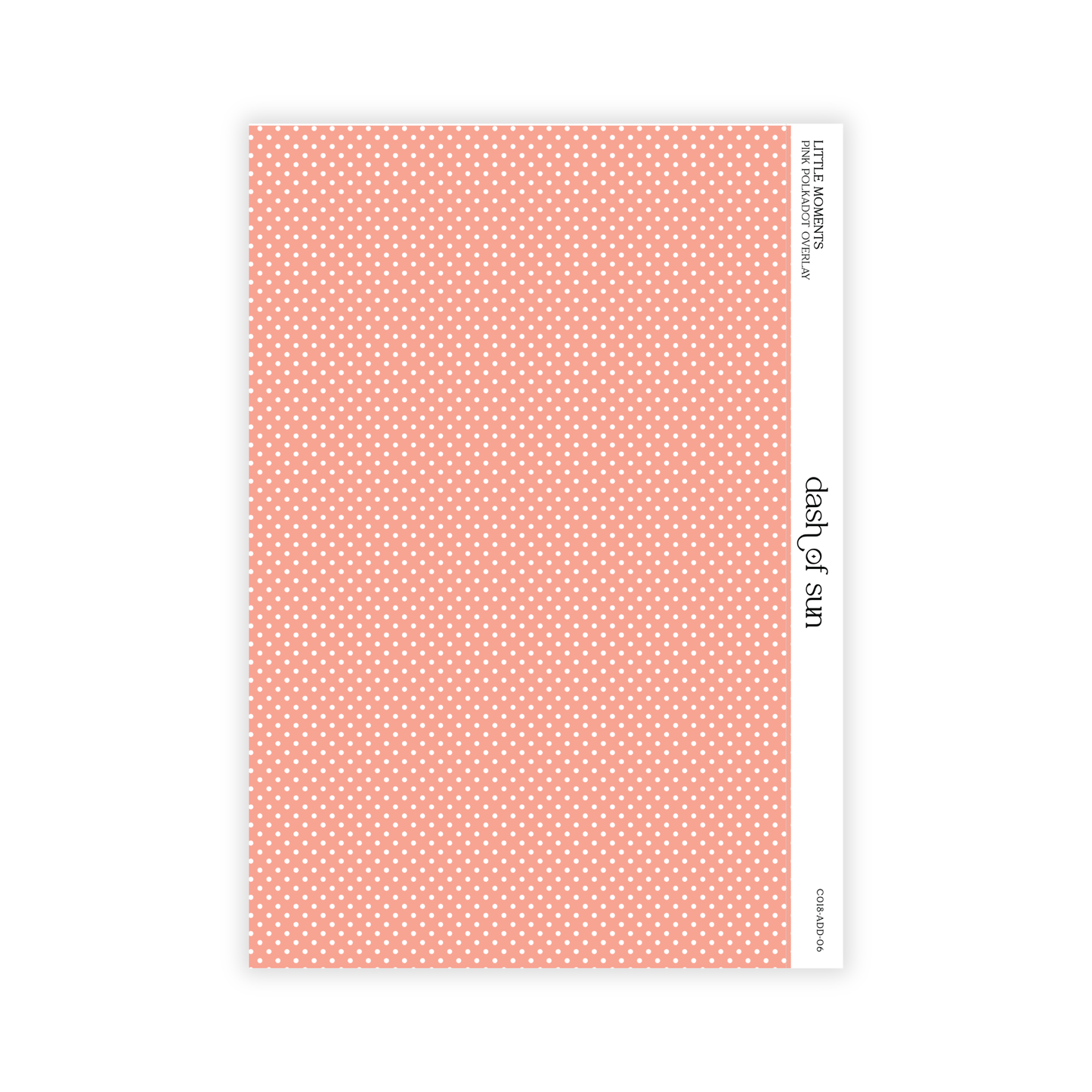 Little Moments | Pink Polkadot Overlay