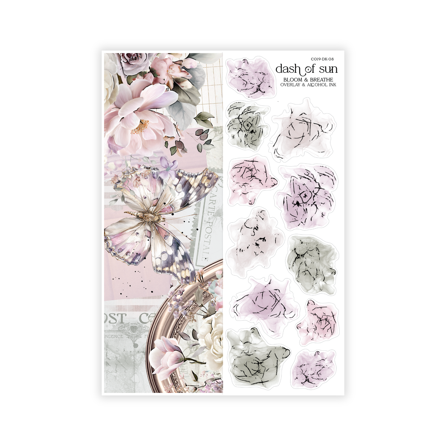 Bloom & Breathe | Overlay & Alcohol Ink