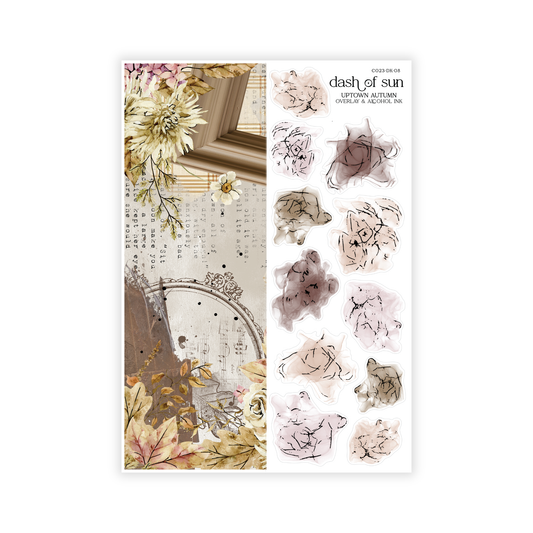 Uptown Autumn | Overlay & Alcohol Ink