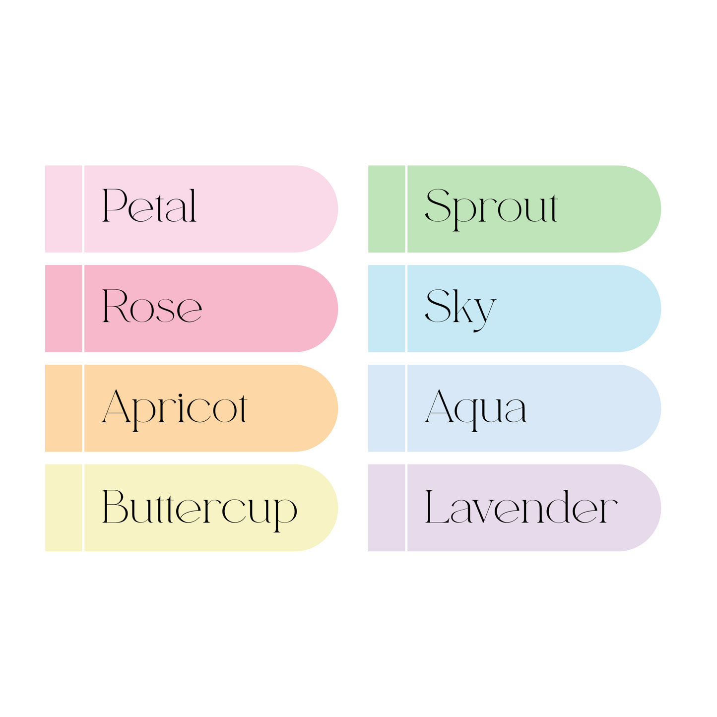 Alcohol Ink Swatches | Foiled Stickers | Spring Palette