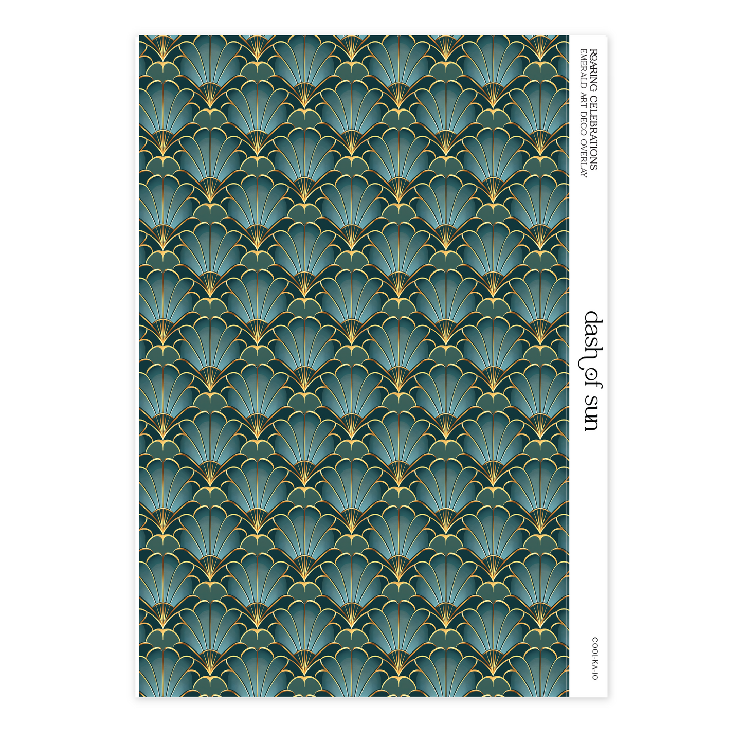 Roaring Celebrations | Emerald Art Deco Overlay