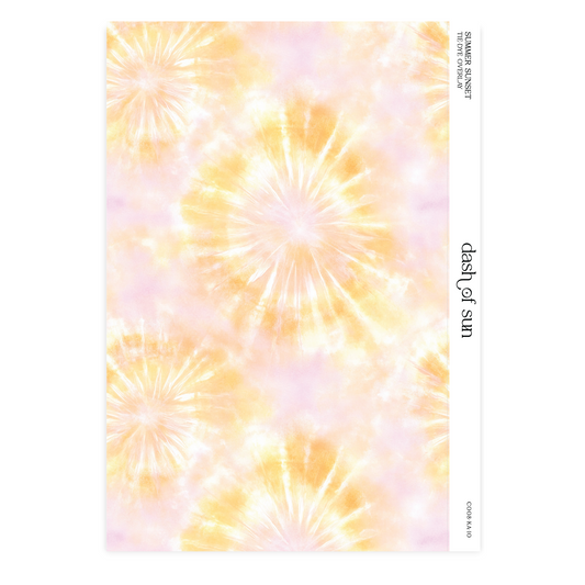 Summer Sunset | Tie-Dye Overlay