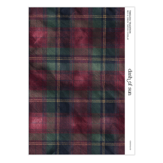Timeless Tradition |  Red & Green Tartan Overlay
