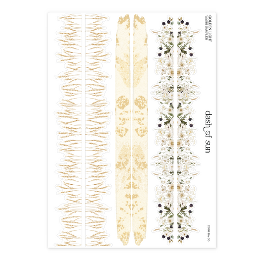 Golden Light | Washi Sampler