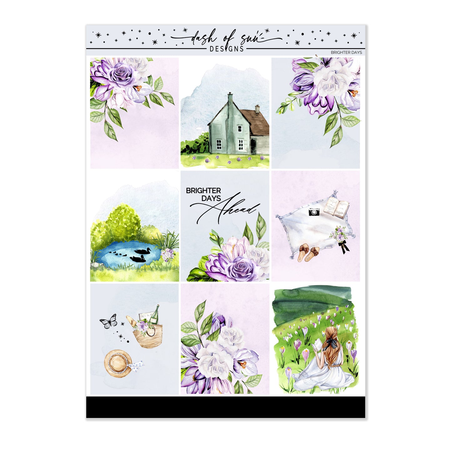 (CLEARANCE-OLD FORMAT) Brighter Days | Foiled Weekly Kit