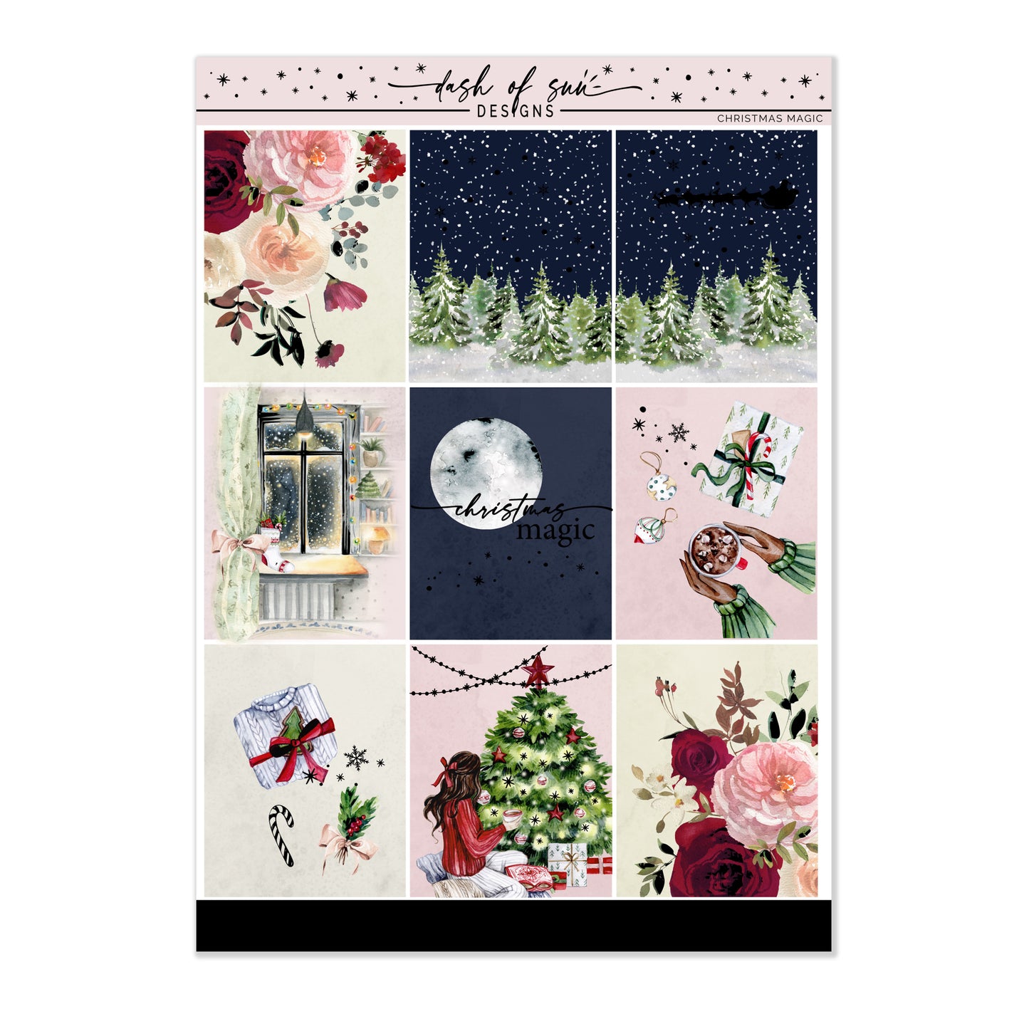 (CLEARANCE-OLD FORMAT) Christmas Magic | Foiled Weekly Kit