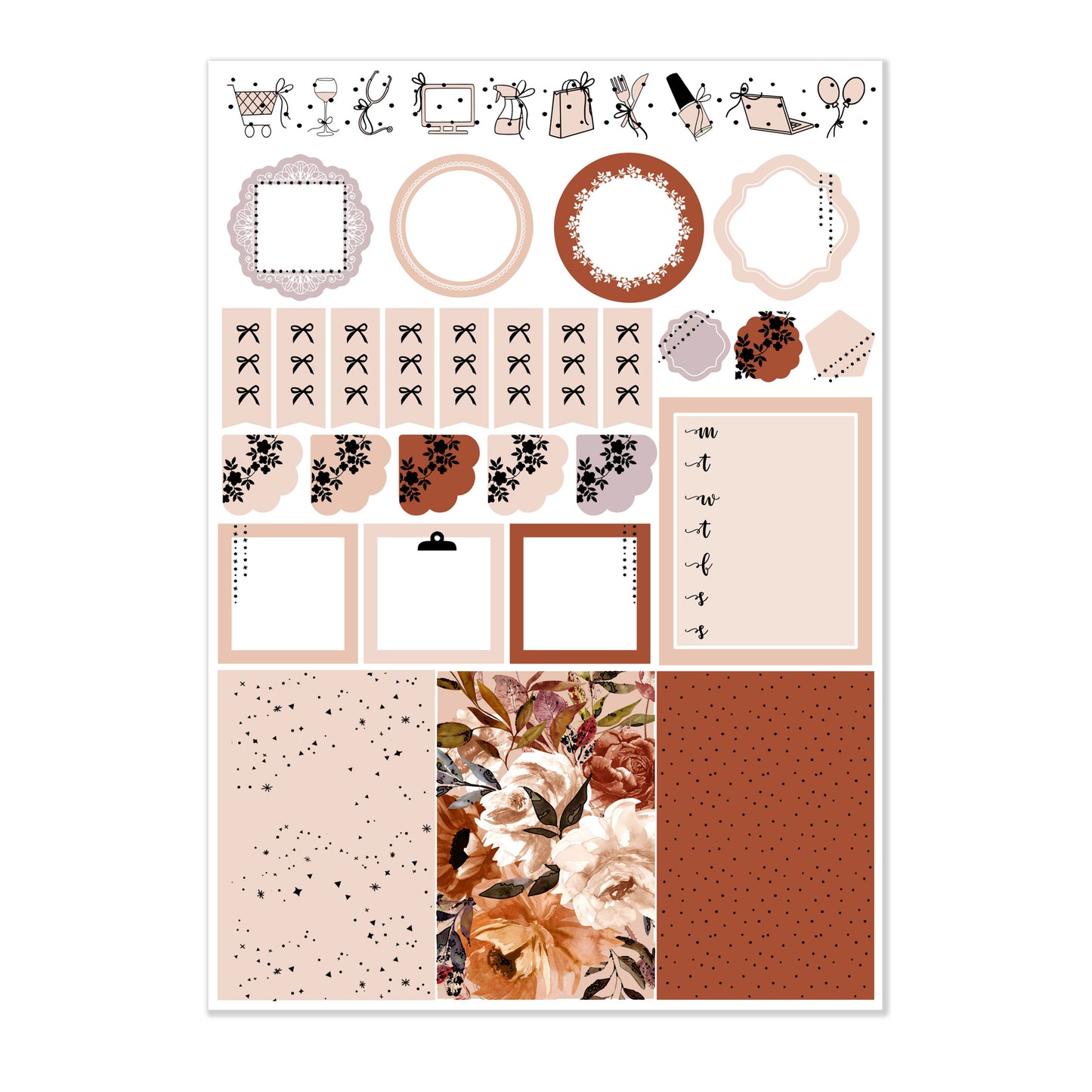 (CLEARANCE-OLD FORMAT) Autumn Auburn | Foiled Weekly Kit