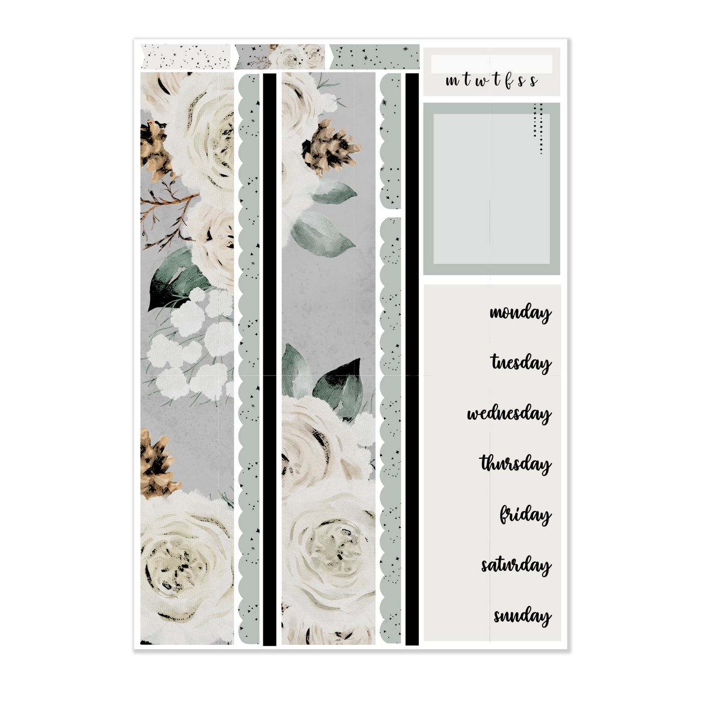 (CLEARANCE-OLD FORMAT) Let it Snow | Foiled Weekly Kit