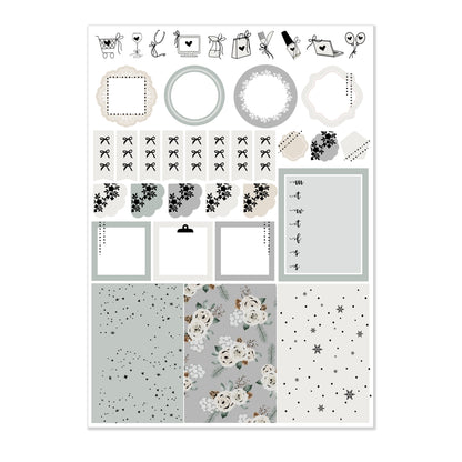 (CLEARANCE-OLD FORMAT) Let it Snow | Foiled Weekly Kit