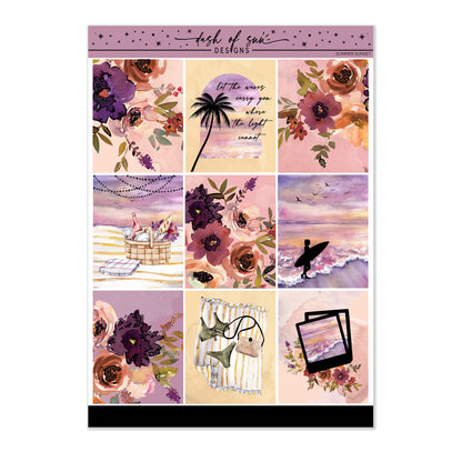 (CLEARANCE-OLD FORMAT) Summer Sunset | Foiled Weekly Kit