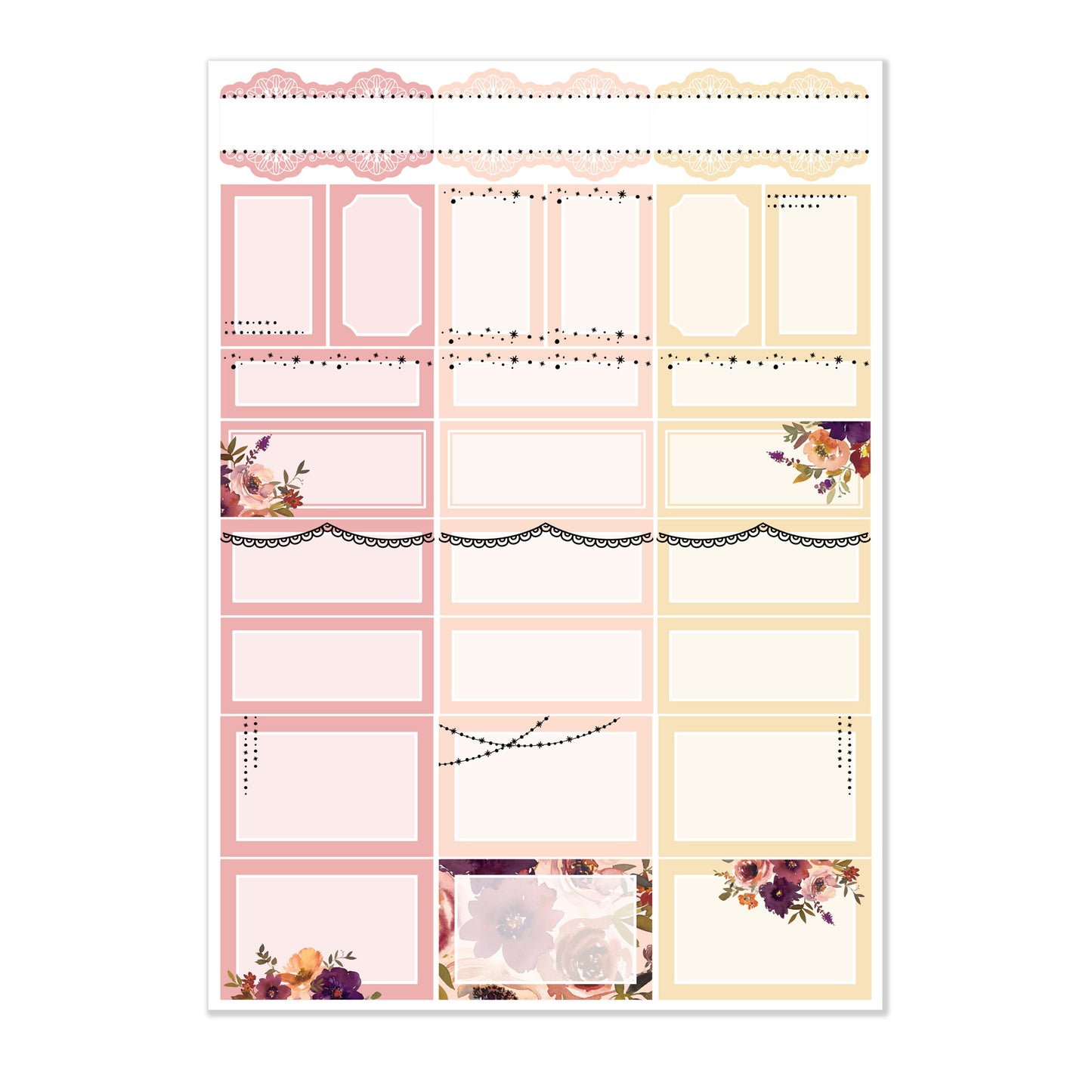 (CLEARANCE-OLD FORMAT) Summer Sunset | Foiled Weekly Kit
