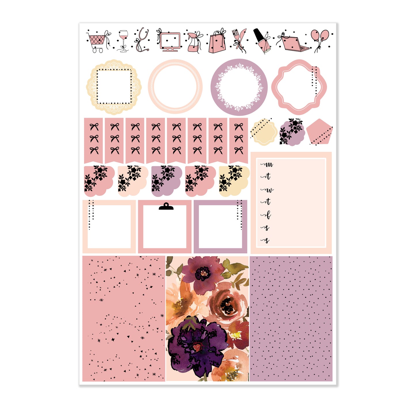 (CLEARANCE-OLD FORMAT) Summer Sunset | Foiled Weekly Kit