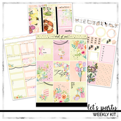 (CLEARANCE-OLD FORMAT) Let's Party | Foiled Weekly Kit