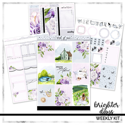 (CLEARANCE-OLD FORMAT) Brighter Days | Foiled Weekly Kit