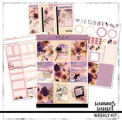 (CLEARANCE-OLD FORMAT) Summer Sunset | Foiled Weekly Kit