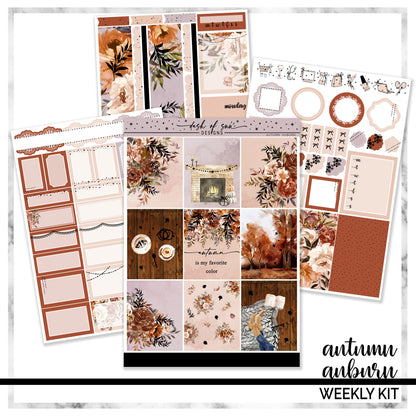 (CLEARANCE-OLD FORMAT) Autumn Auburn | Foiled Weekly Kit