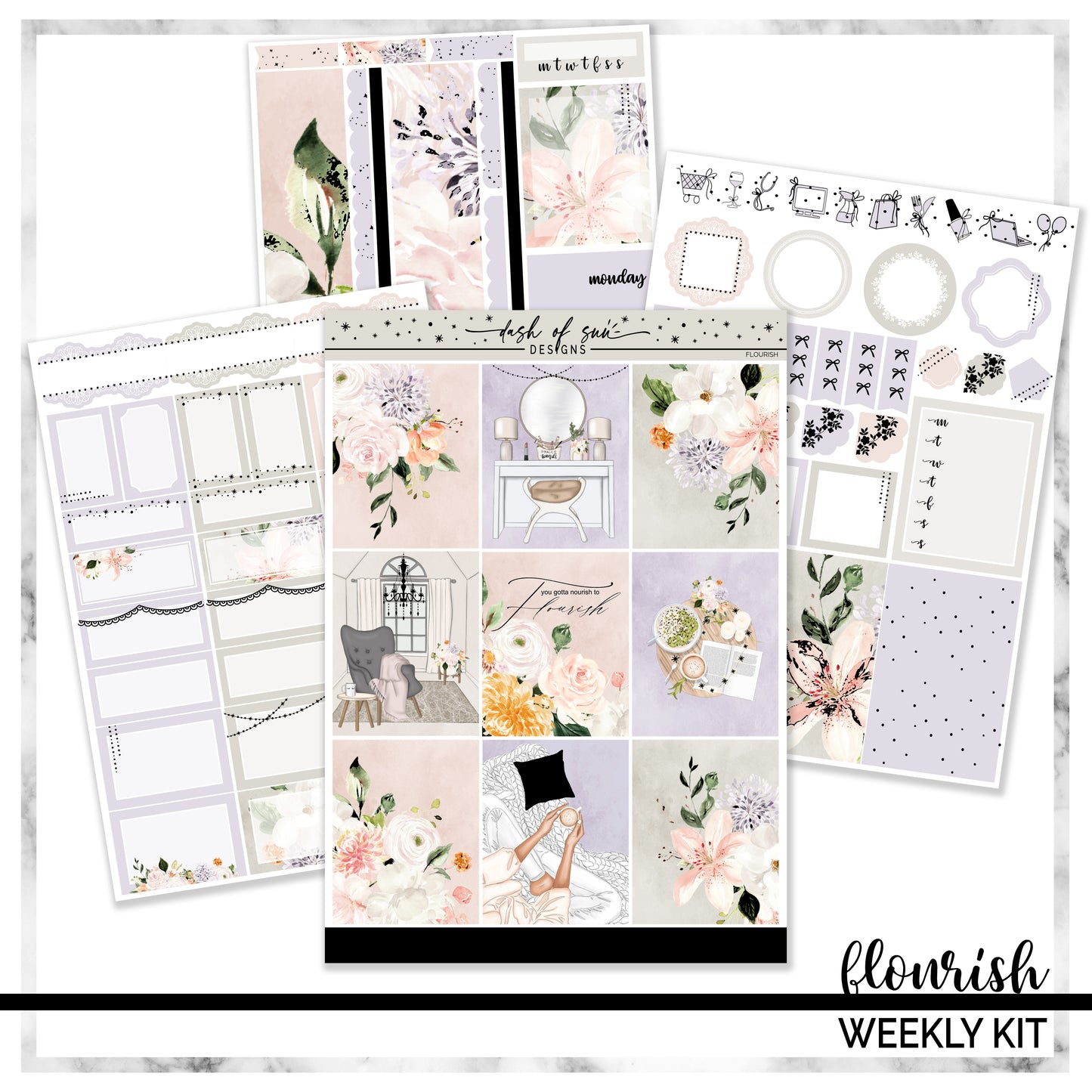 (CLEARANCE-OLD FORMAT) Flourish | Foiled Weekly Kit