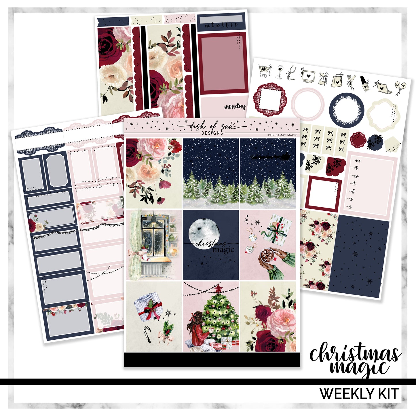 (CLEARANCE-OLD FORMAT) Christmas Magic | Foiled Weekly Kit
