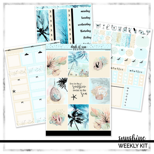 (CLEARANCE-OLD FORMAT) Sunshine | Foiled Weekly Kit